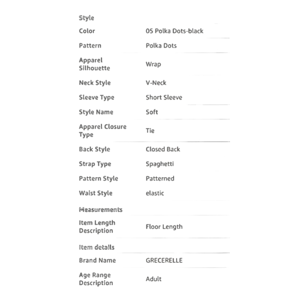 Polka Dot Wrap Dress - Picture 8 of 10